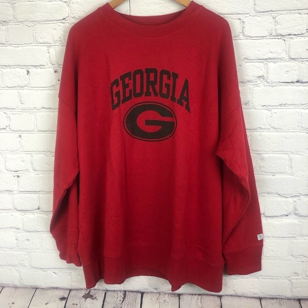 Tailgate Georgia Bulldogs Sweatshirt Fleece Lined Size XL NWT Tops Men’s